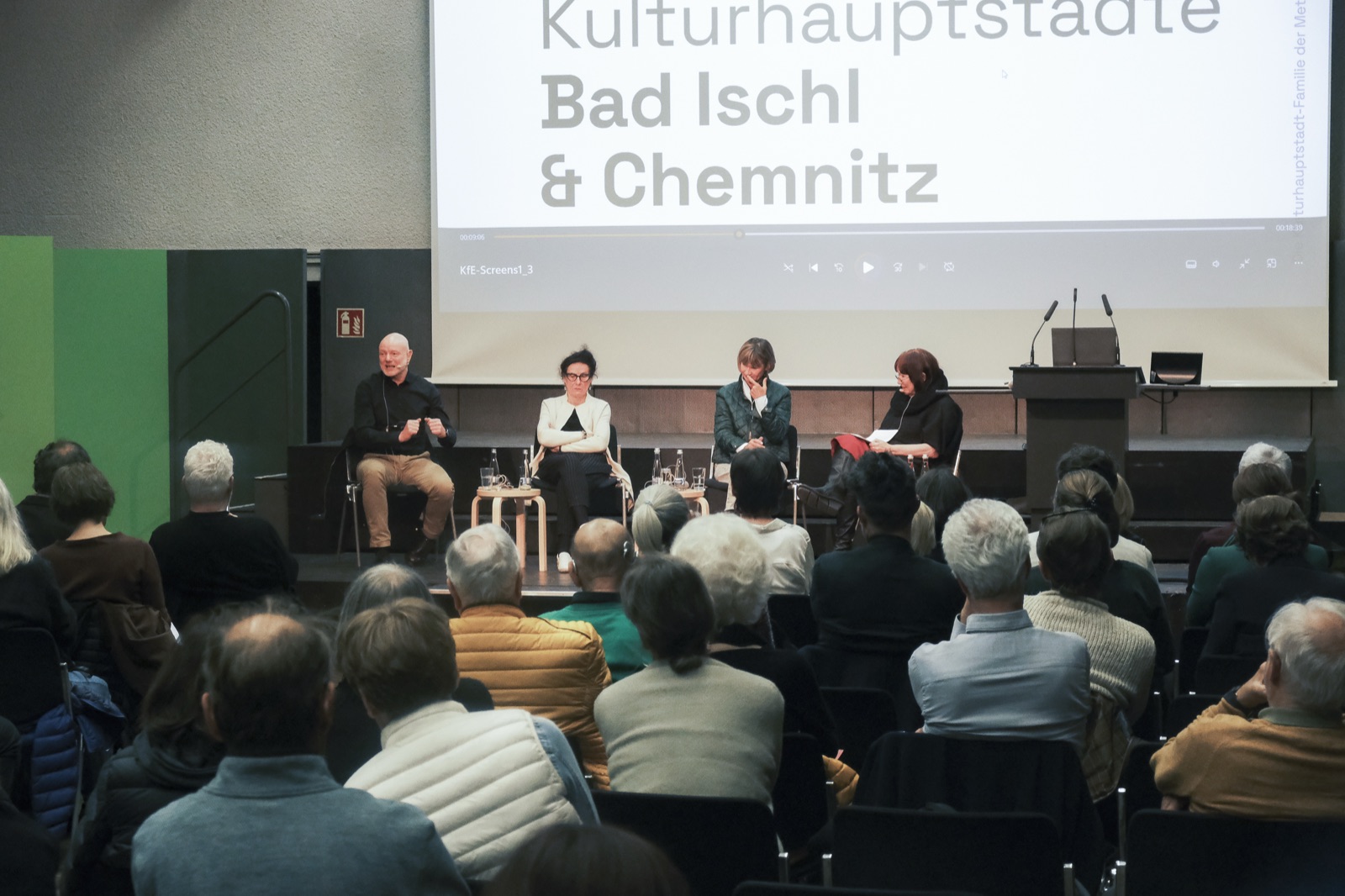Panel-Teilnehmer beim Salon zu Kulturhauptstädten
