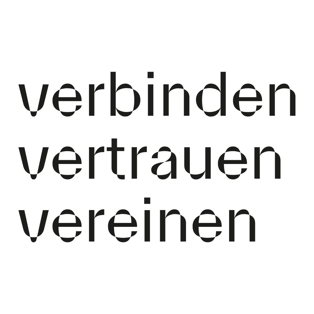 verbinden, vertrauen, vereinen