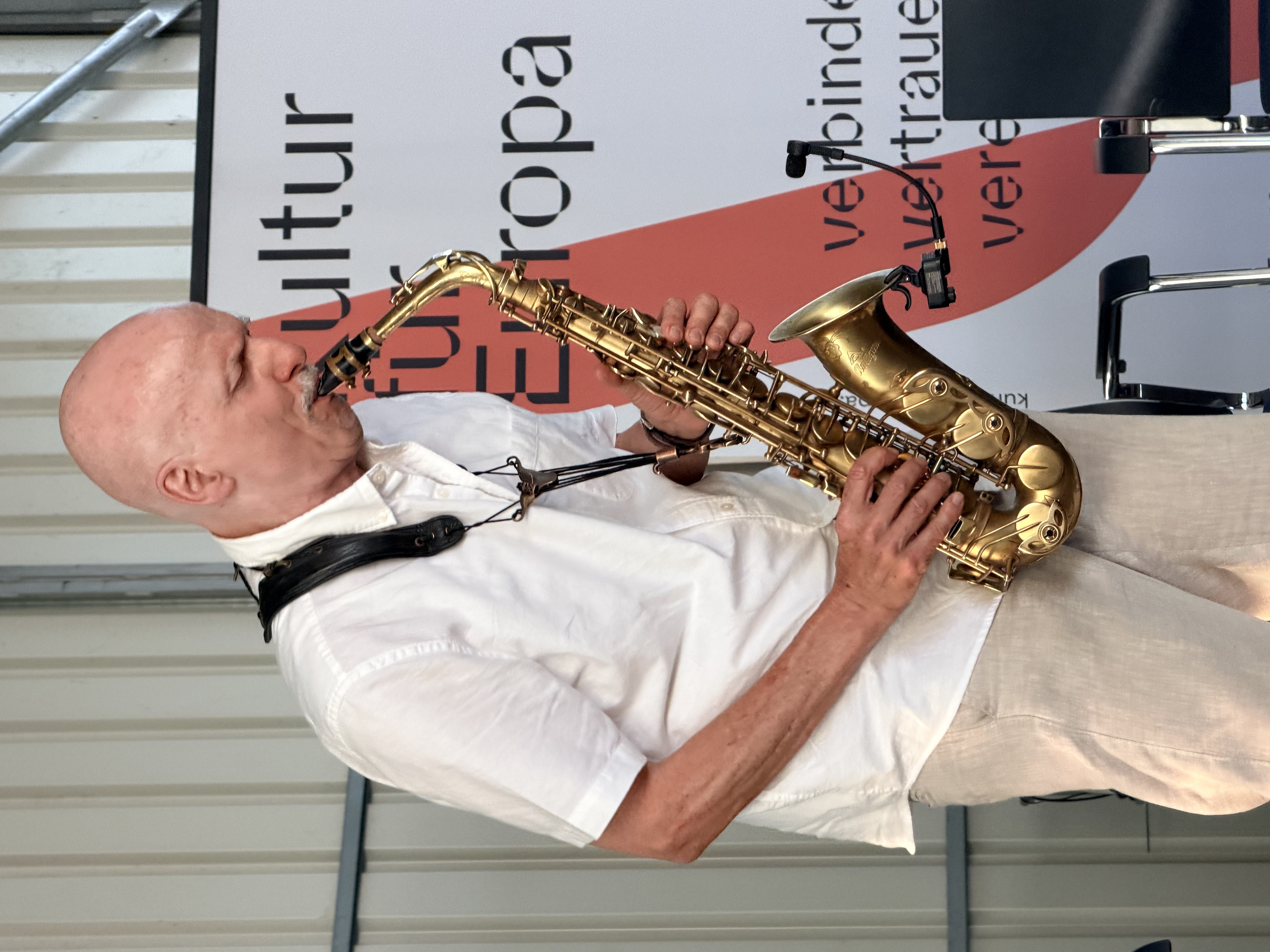 Musikalischer Moment mit Saxofon